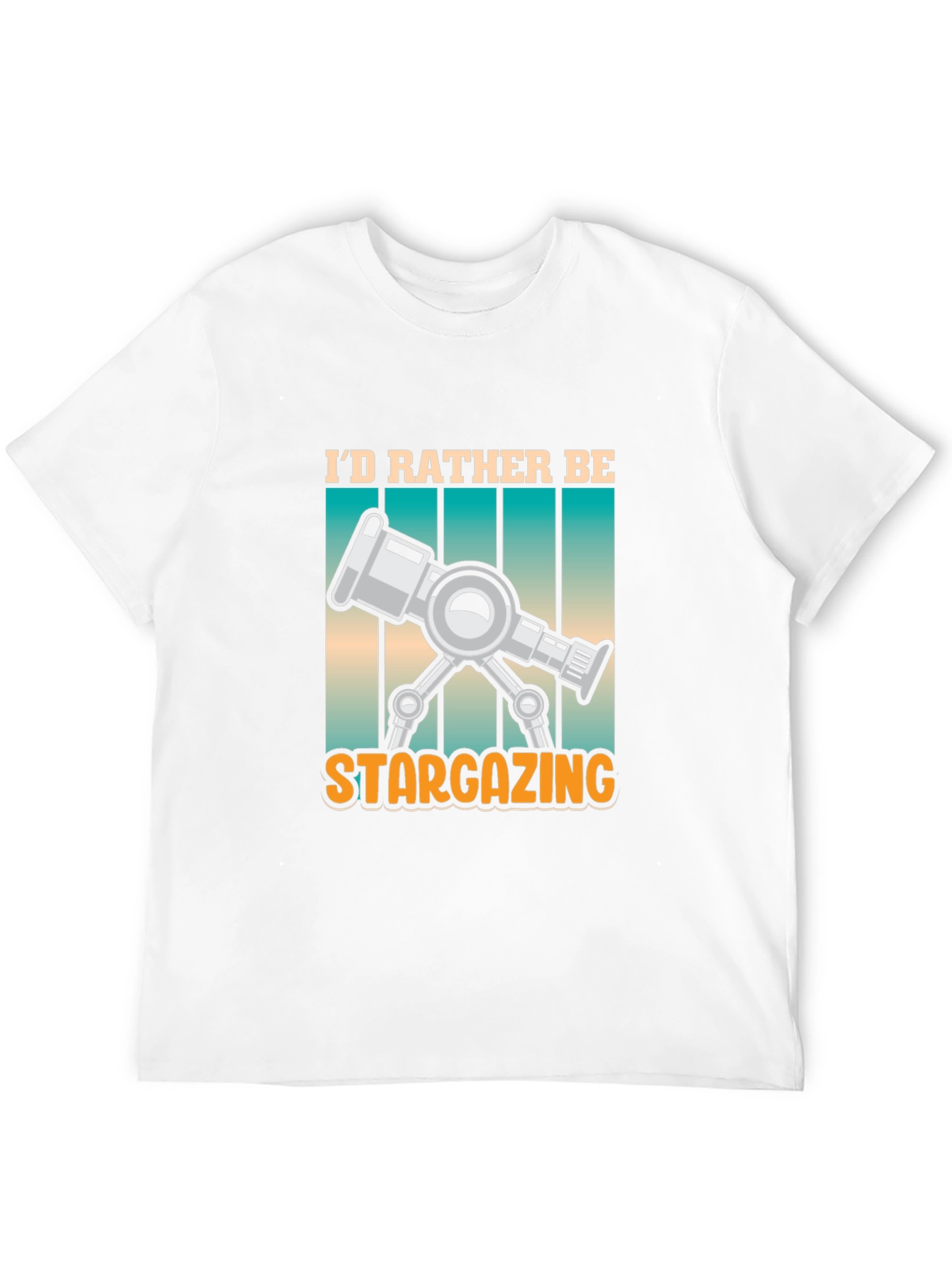 Stargazing Telescope Graphic Tee
