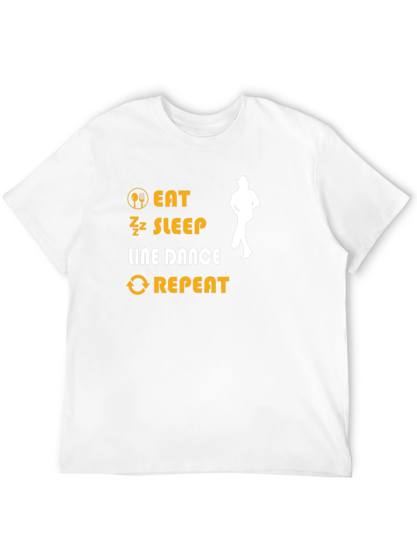 Eat Sleep Line Dance Repeat T-Shirt