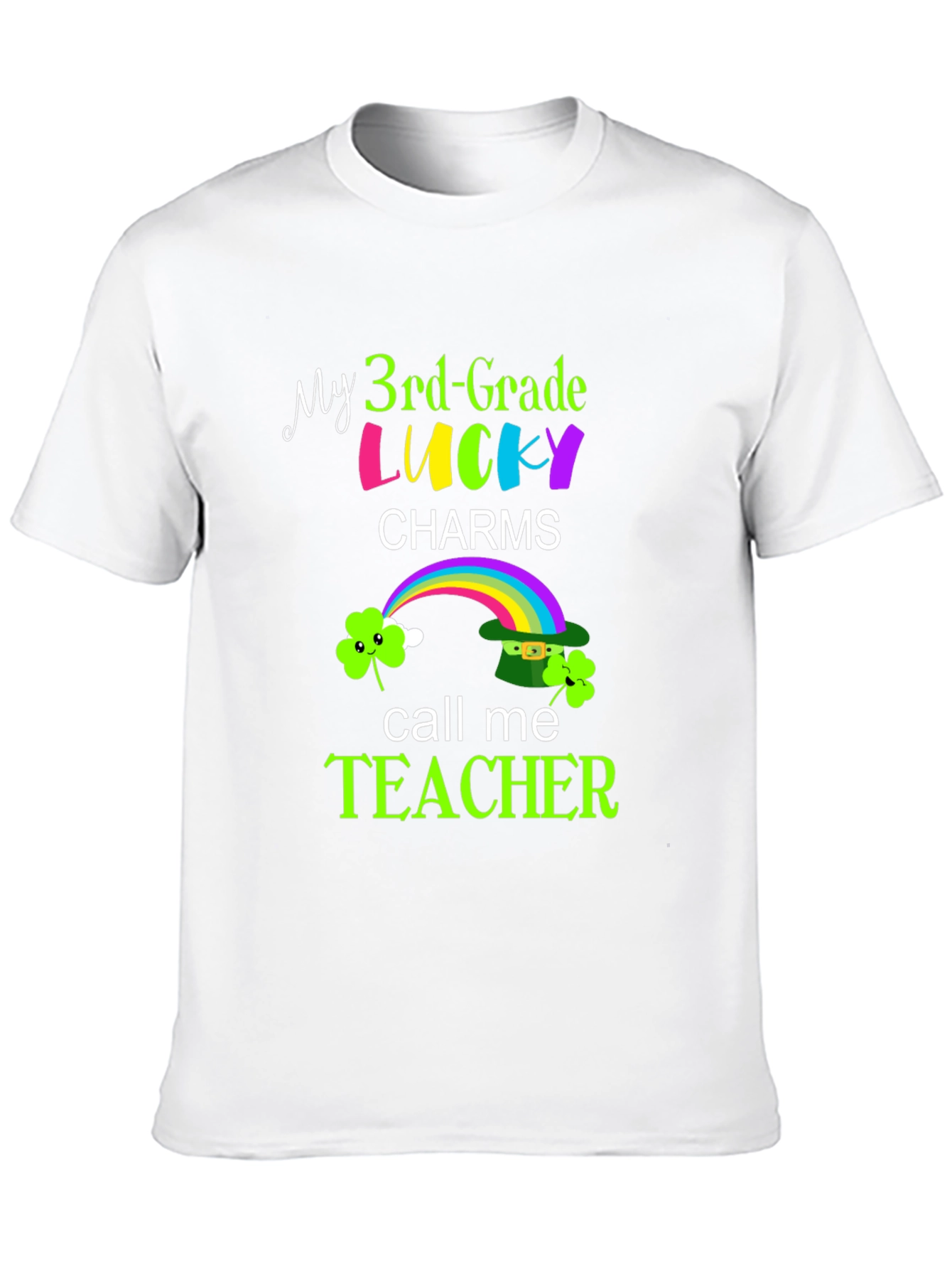 Lucky Charms Teacher Graphic T-Shirt