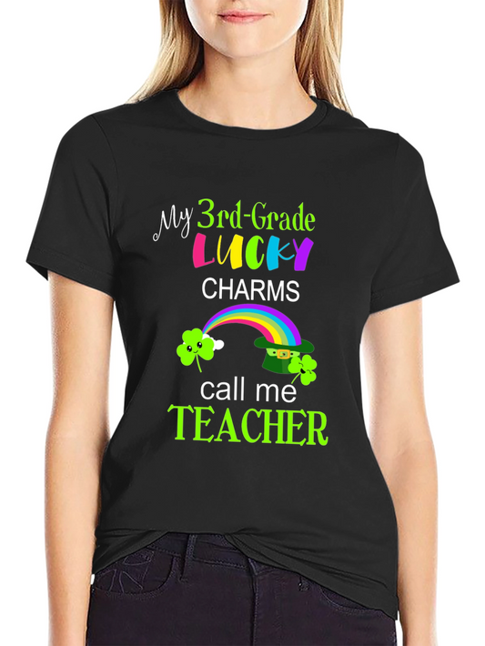 Lucky Charms Teacher Graphic T-Shirt