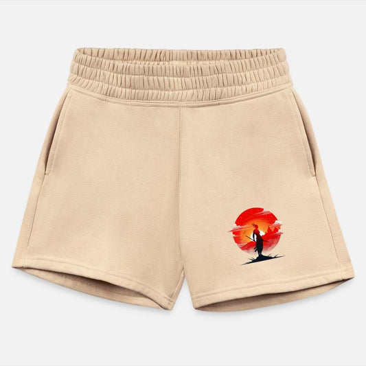 Illustration of a powerful and serene samurai