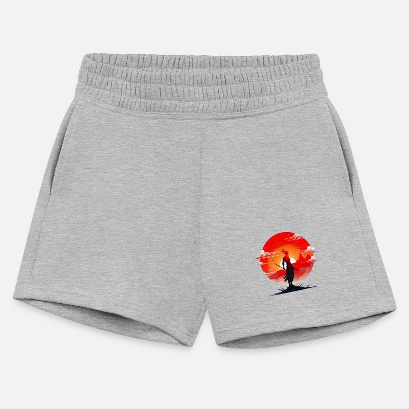 Illustration of a powerful and serene samurai