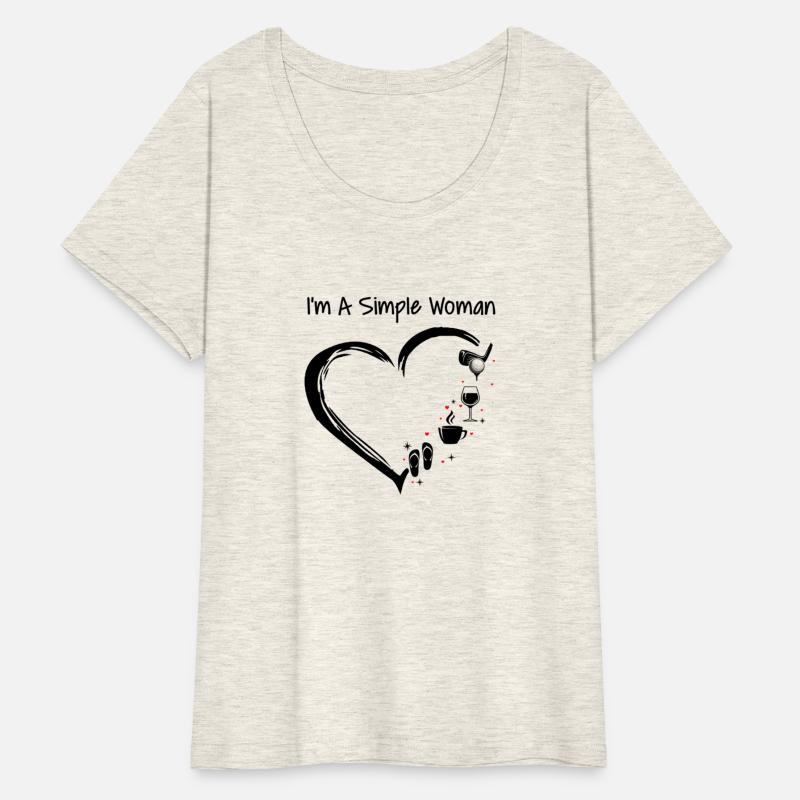 I'M A Simple Flip Flop Coffee Wine And Golf