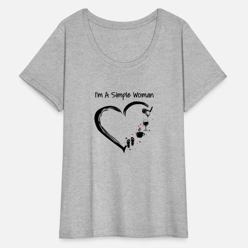 I'M A Simple Flip Flop Coffee Wine And Golf