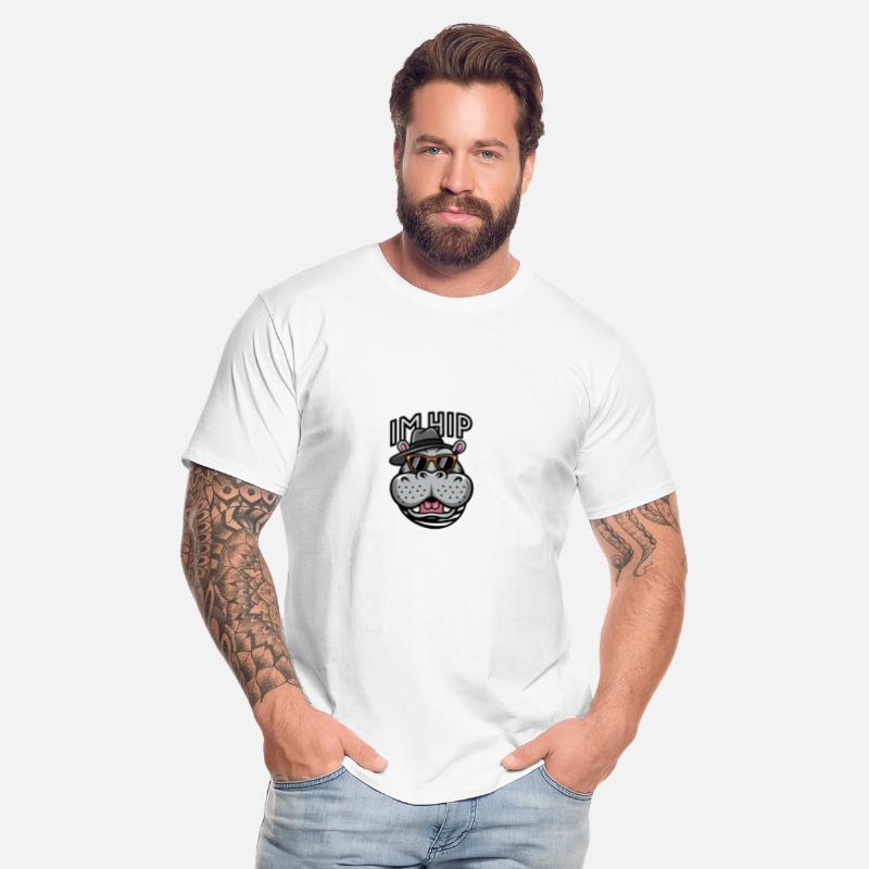 I'm Hip Cool Hippo in Sunglasses and Hat Graphic