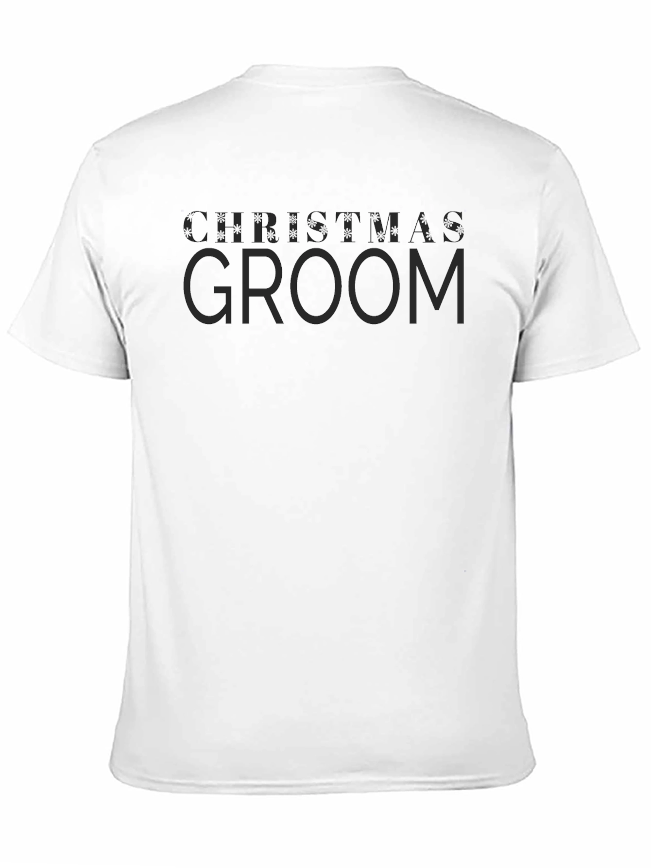 Christmas Groom T-Shirt - Holiday Wedding Apparel