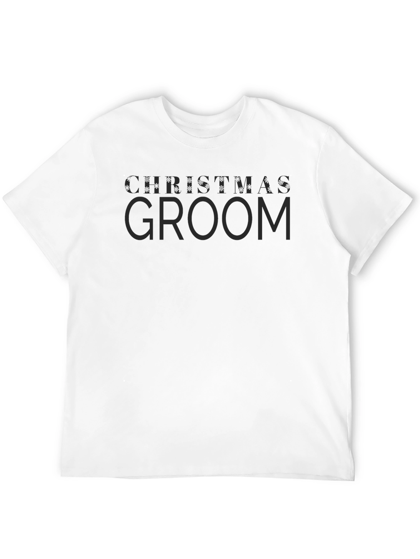 Christmas Groom T-Shirt - Holiday Wedding Apparel