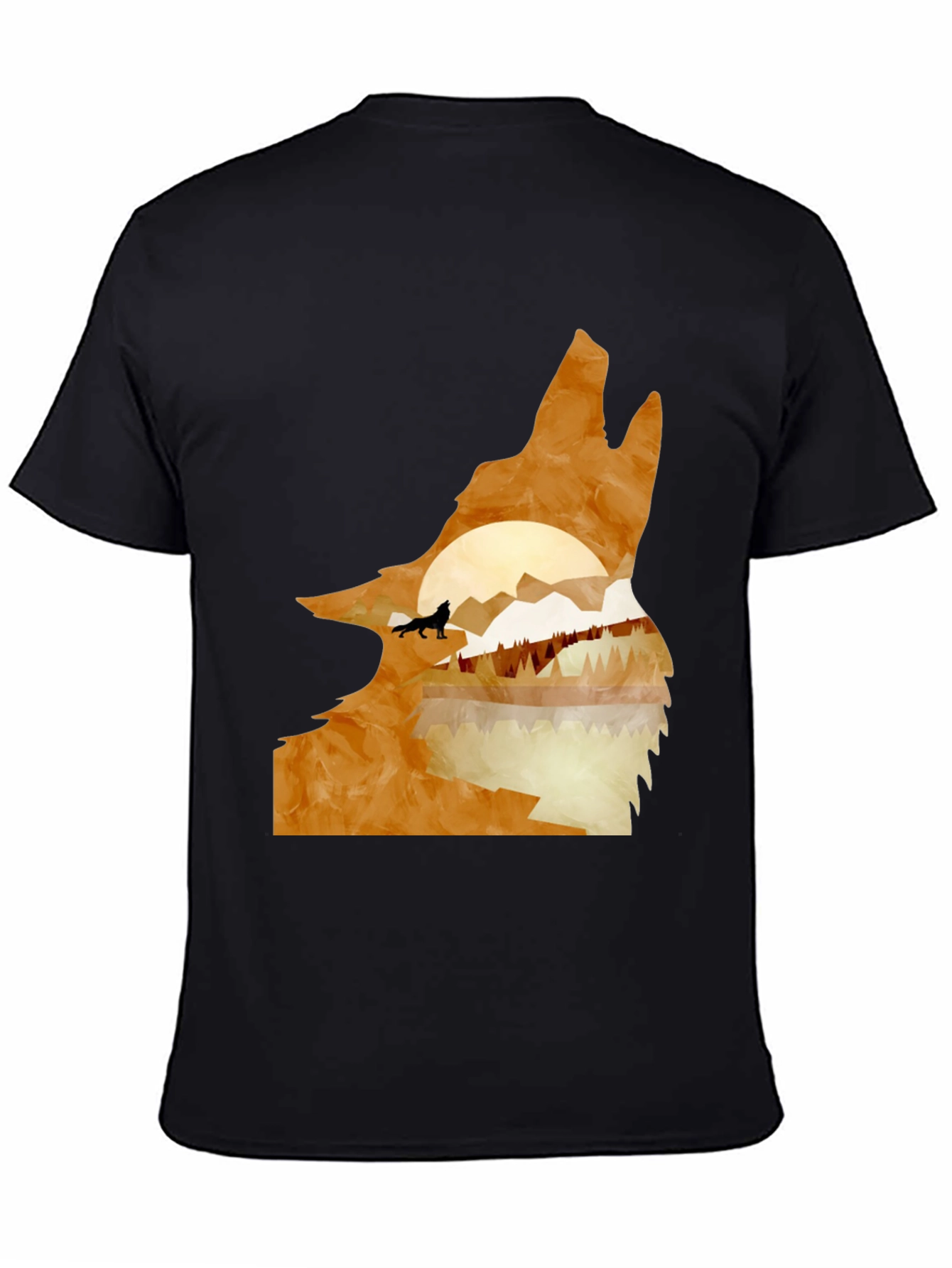 Wolf Silhouette Nature T-Shirt