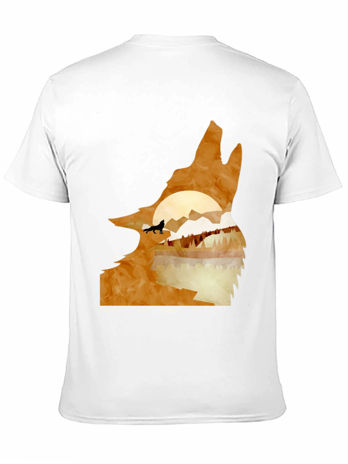 Wolf Silhouette Nature T-Shirt