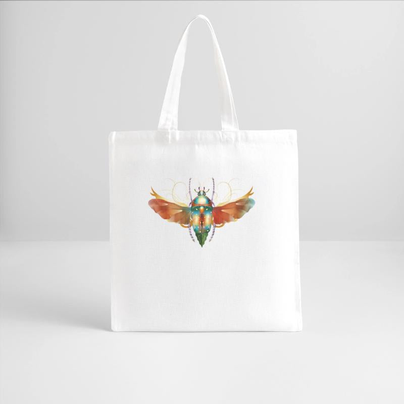 imaginative colorful shimmering insect with wings