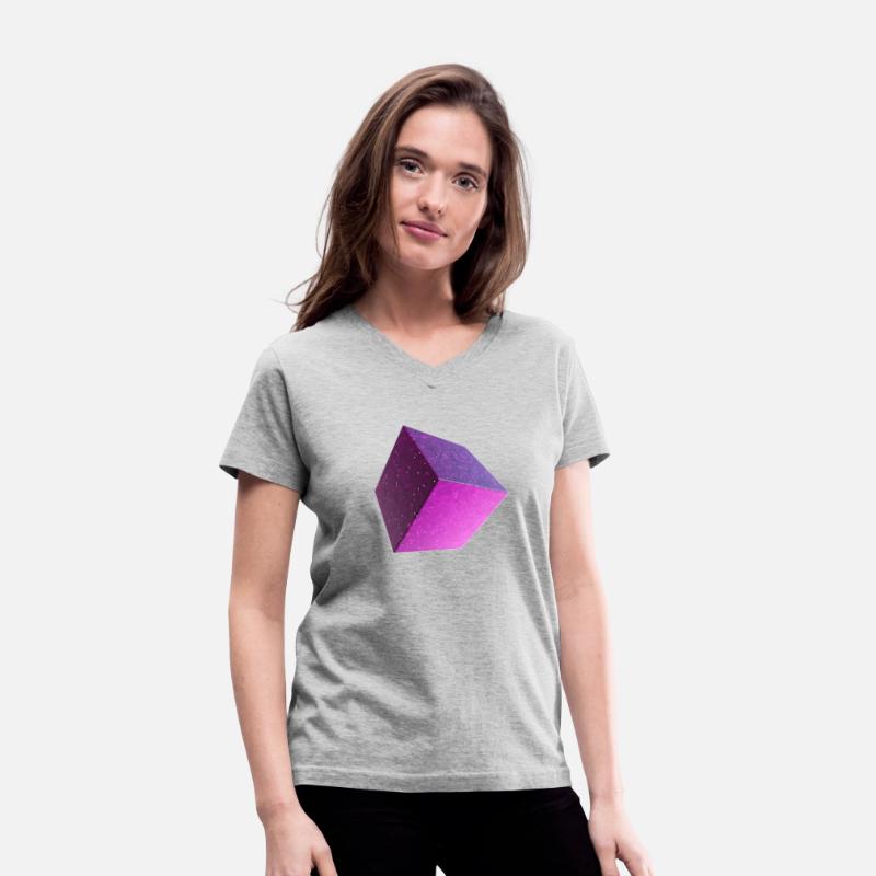 Impress with this geometric 3D cube design. Stand