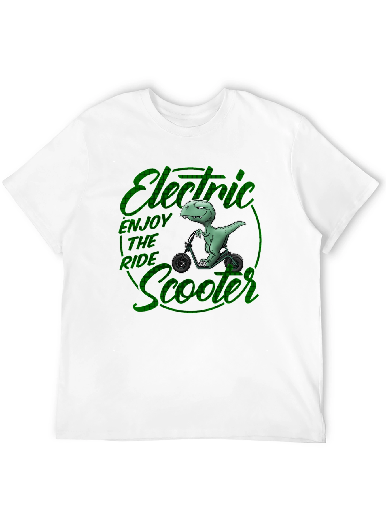 Electric Scooter Dinosaur T-Shirt