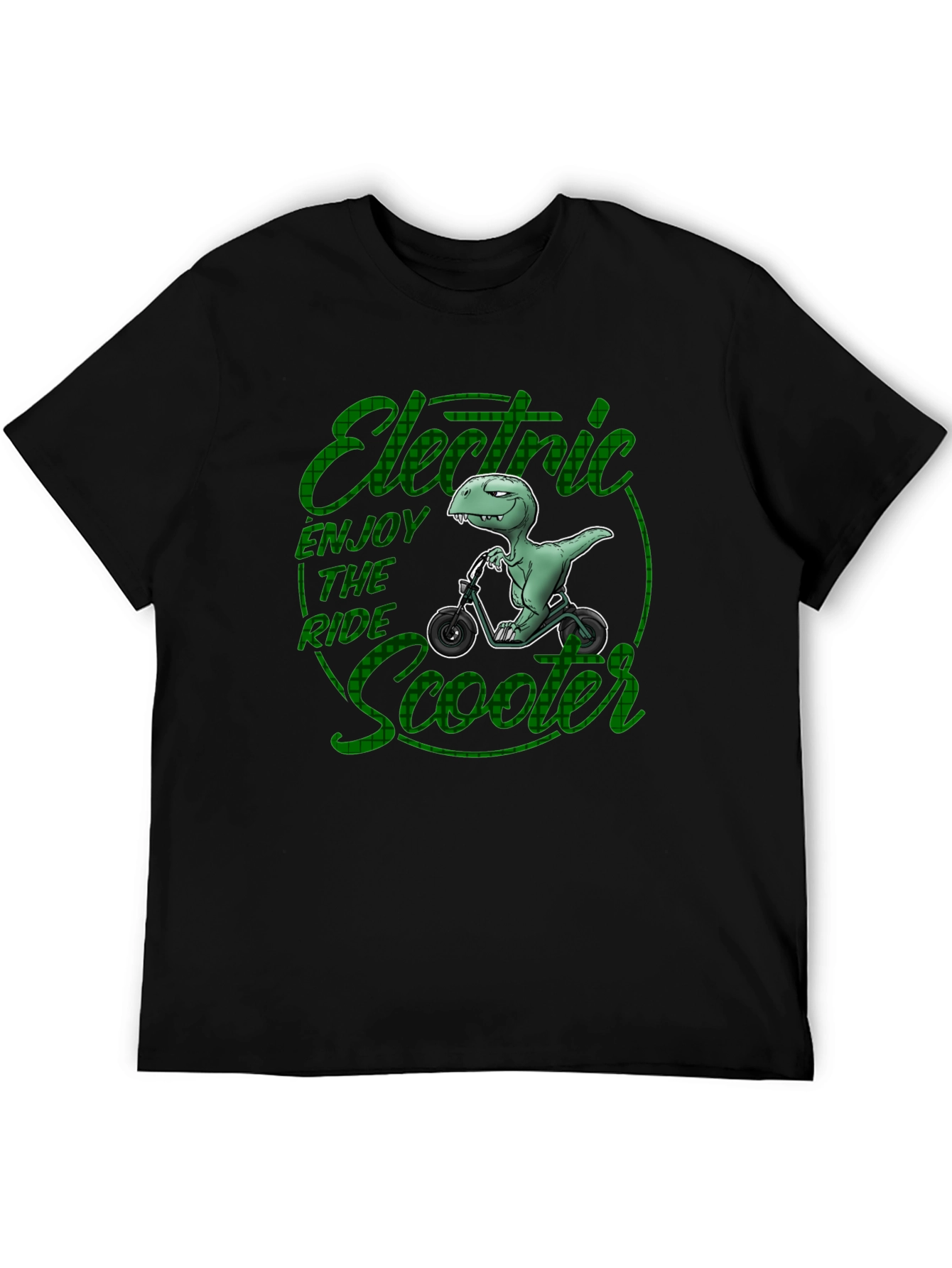 Electric Scooter Dinosaur T-Shirt