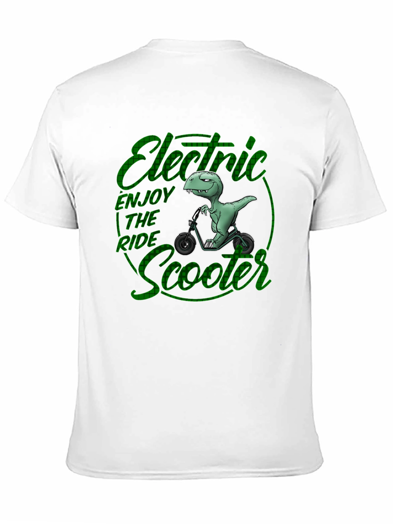 Electric Scooter Dinosaur T-Shirt