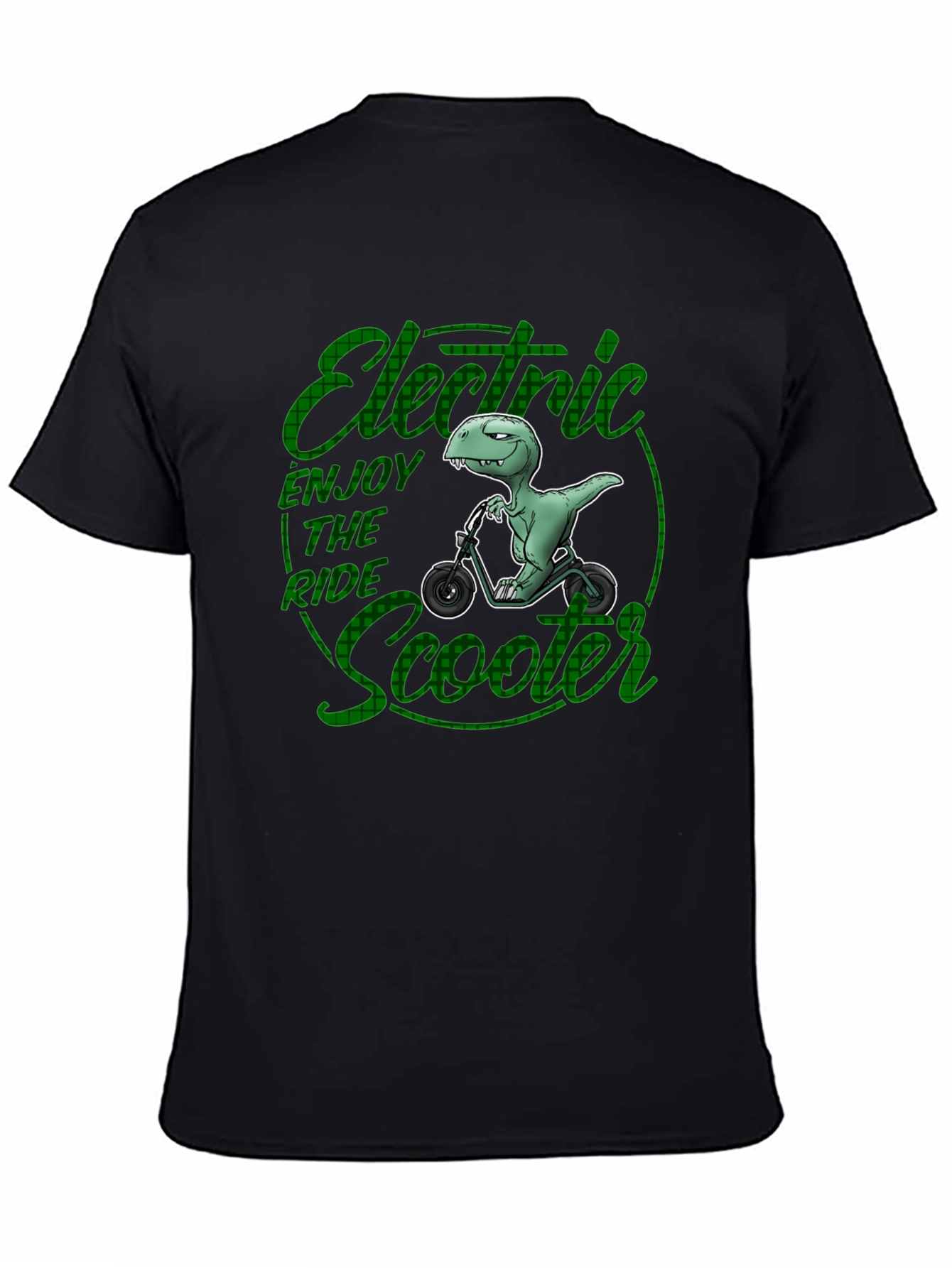 Electric Scooter Dinosaur T-Shirt