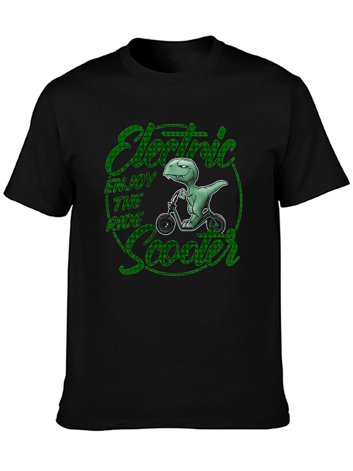 Electric Scooter Dinosaur T-Shirt