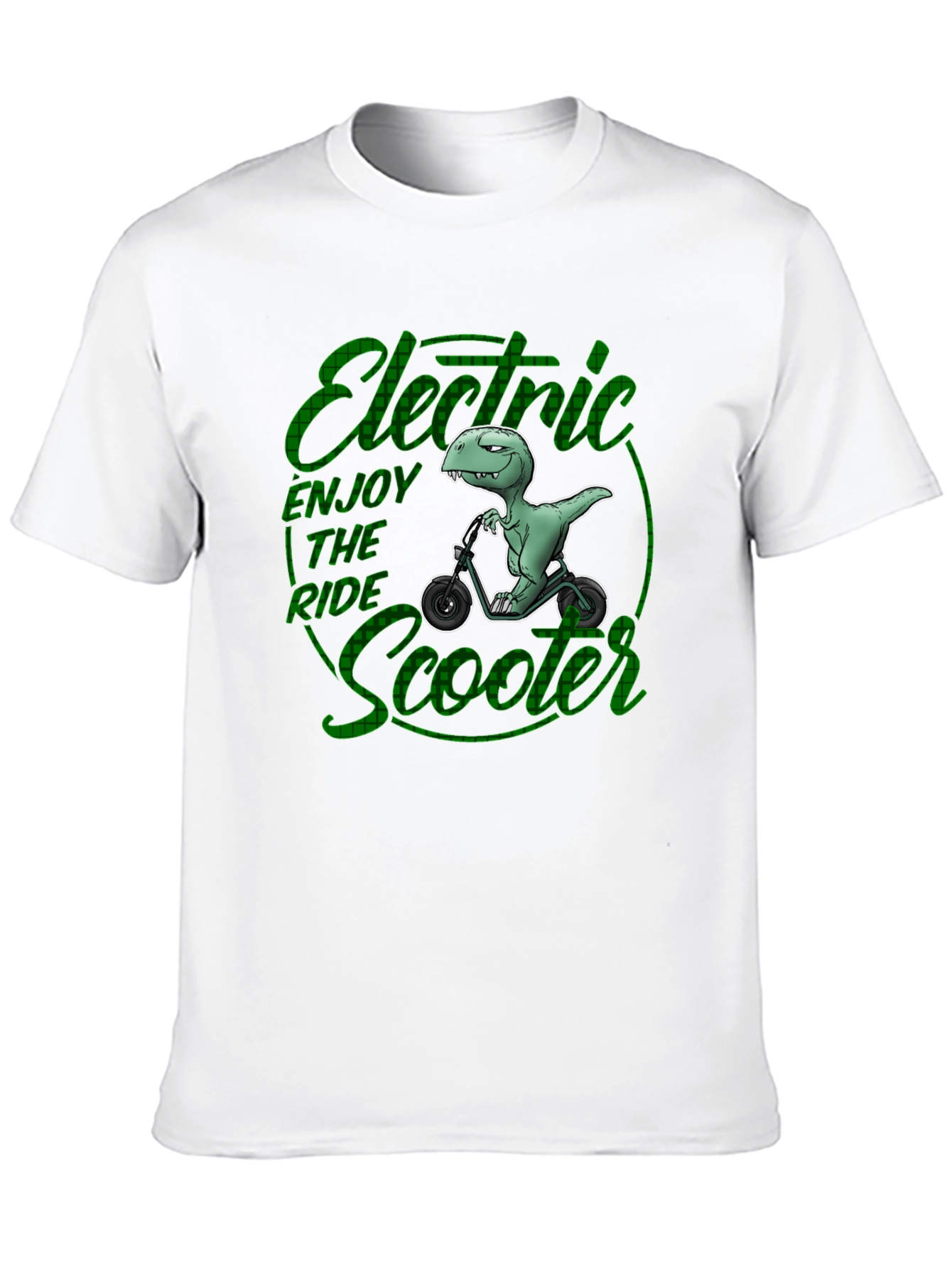 Electric Scooter Dinosaur T-Shirt
