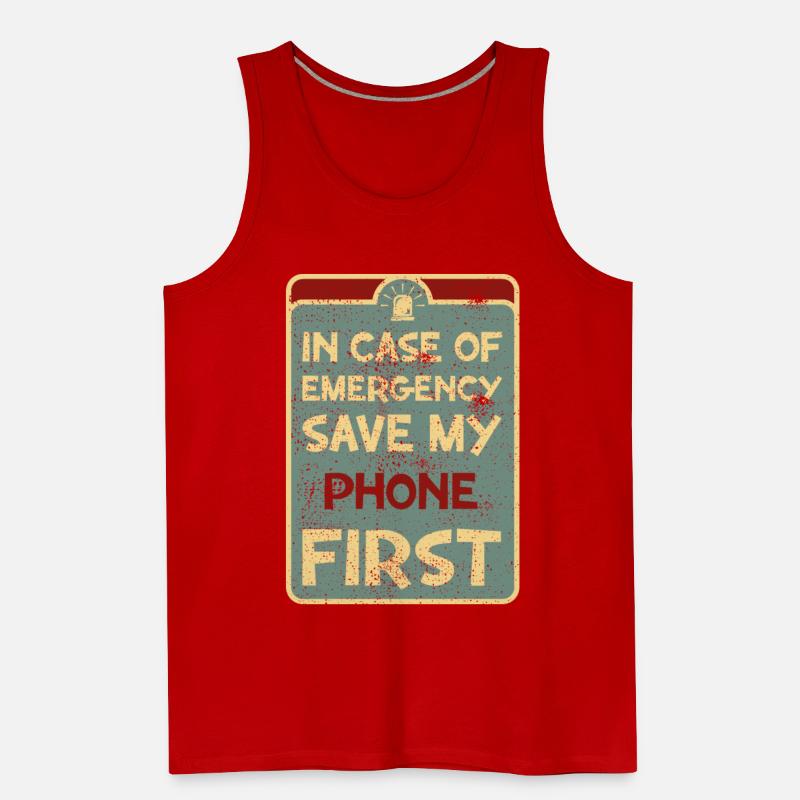 In case of emergency save my phone first.