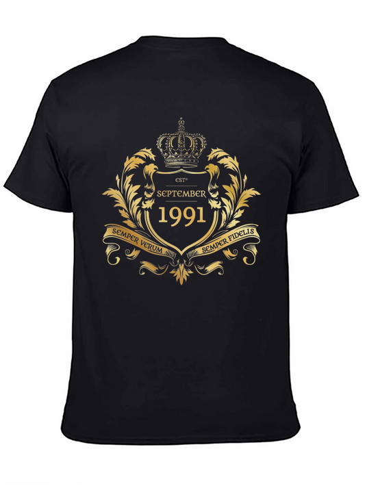 September 1991 Est. Gold Crest Graphic T-Shirt