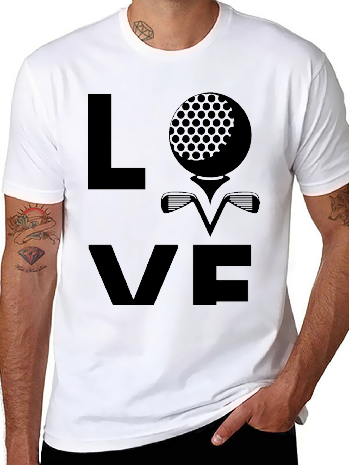 Love Golf T-Shirt - Stylish Golfer Tee