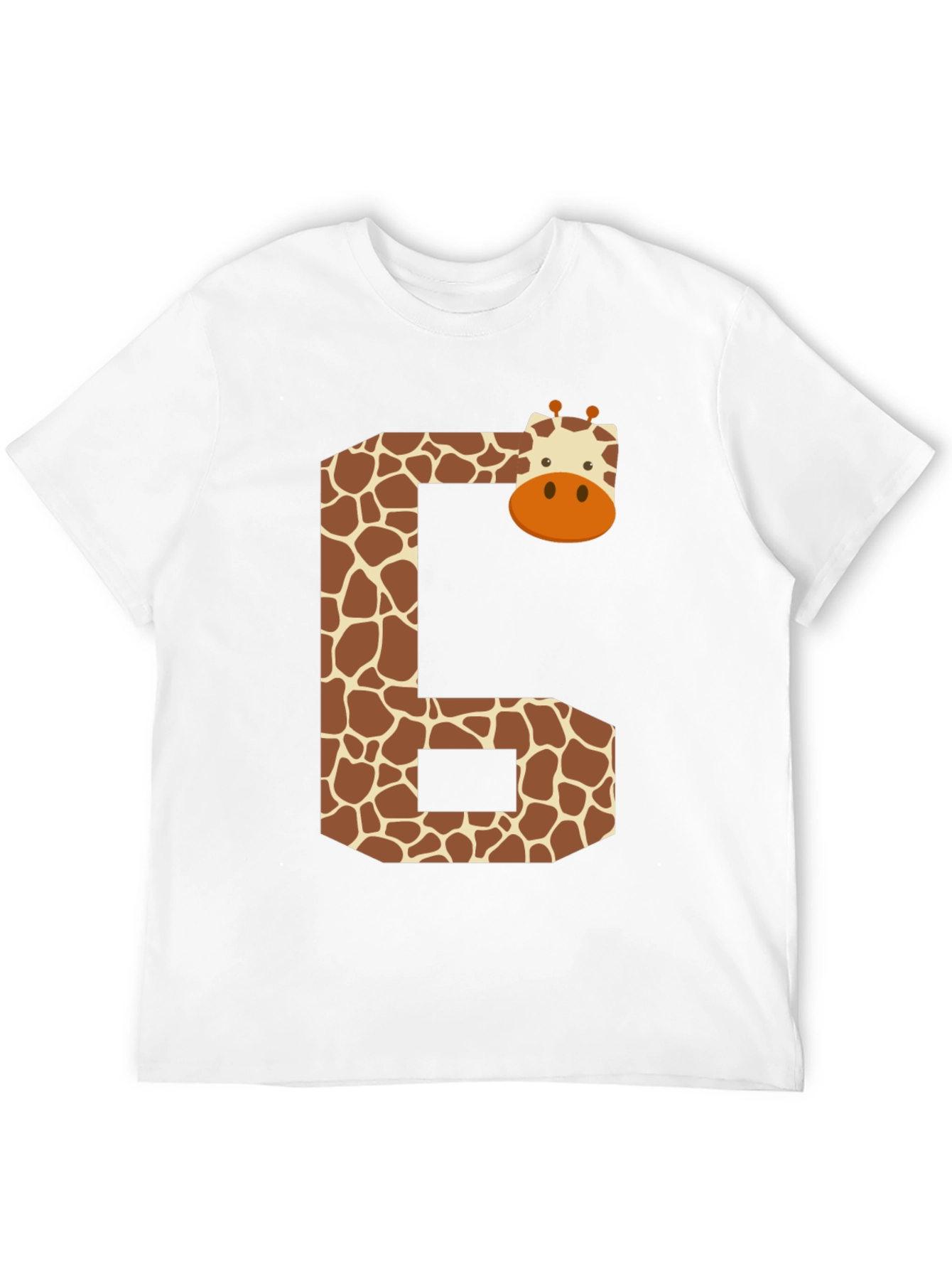 Giraffe Number 6 Graphic Tee