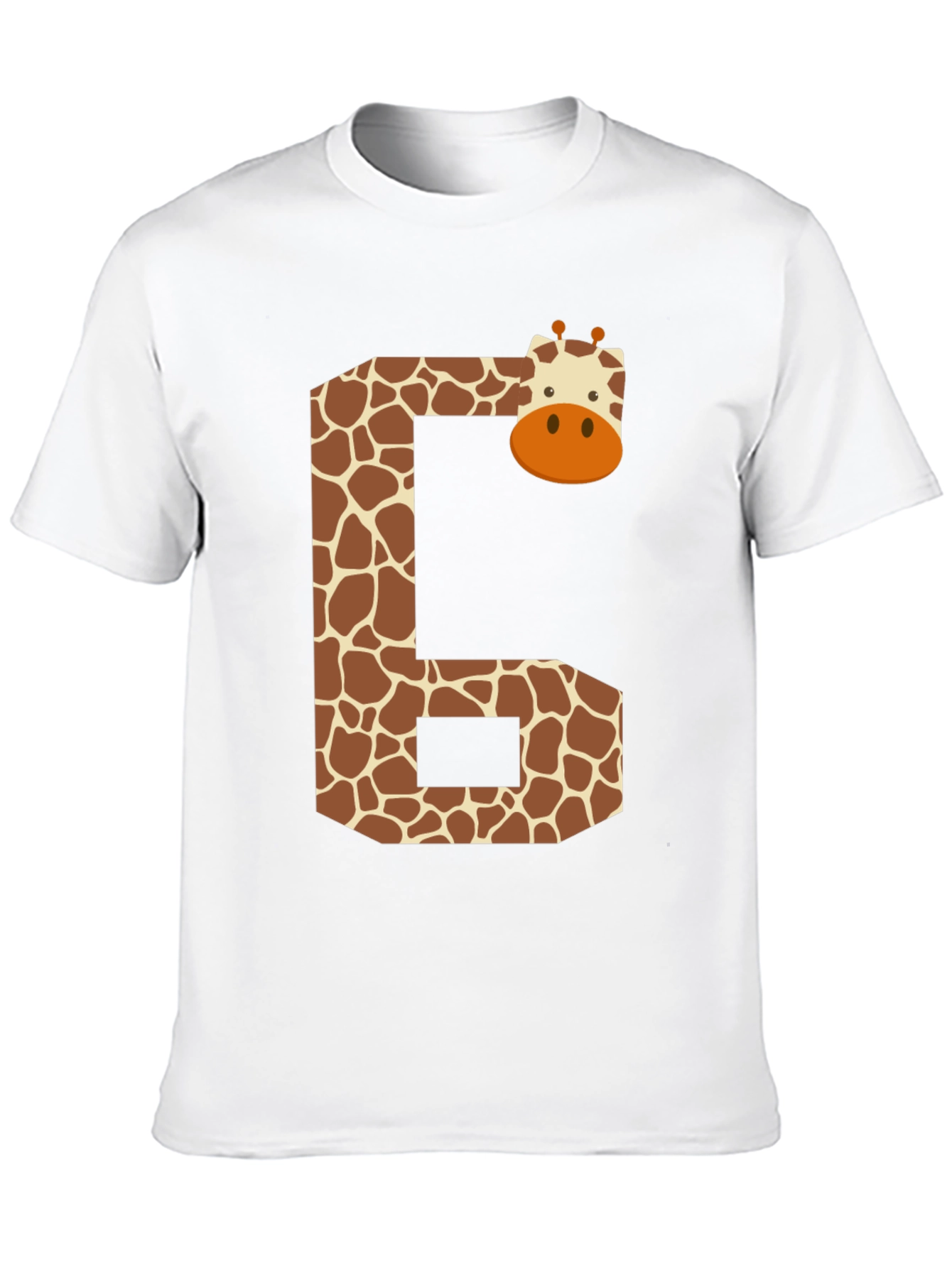 Giraffe Number 6 Graphic Tee