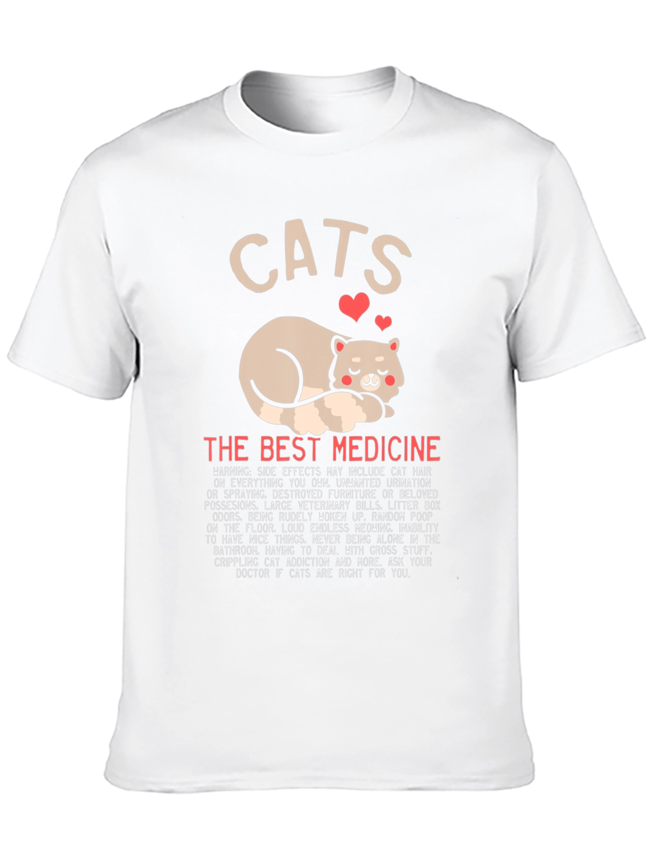 Cats The Best Medicine Graphic T-Shirt