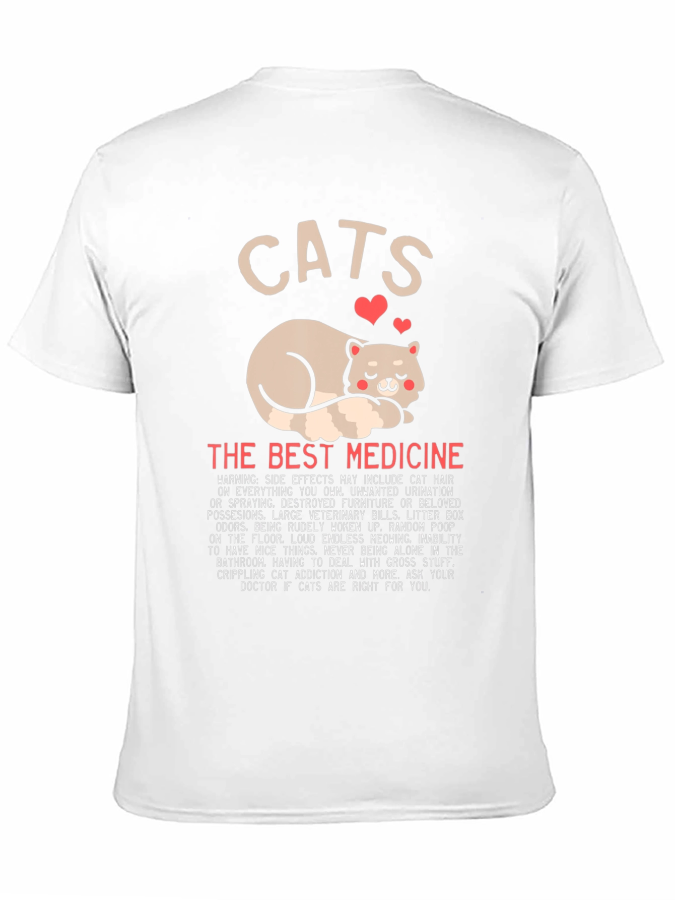 Cats The Best Medicine Graphic T-Shirt