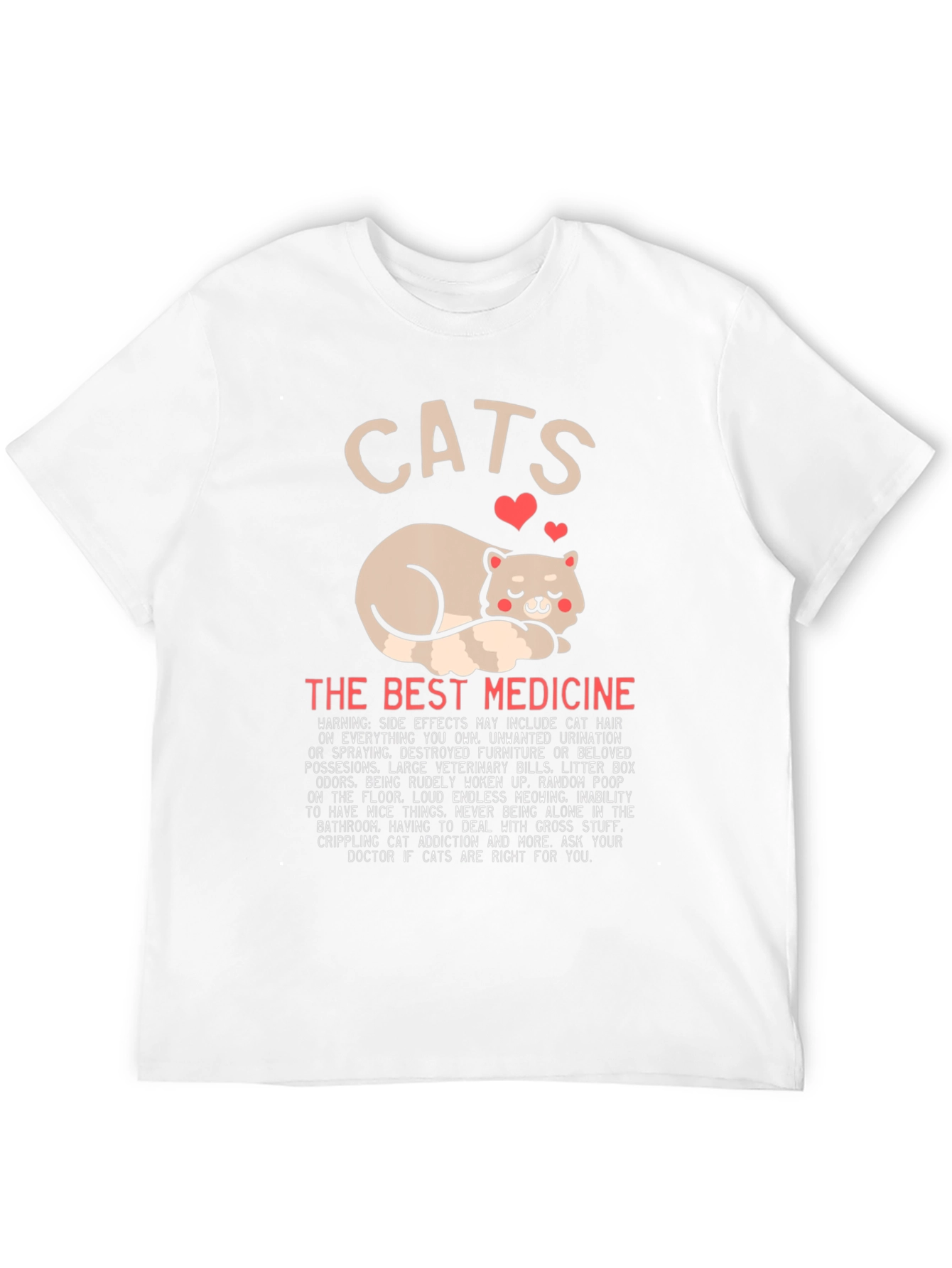Cats The Best Medicine Graphic T-Shirt