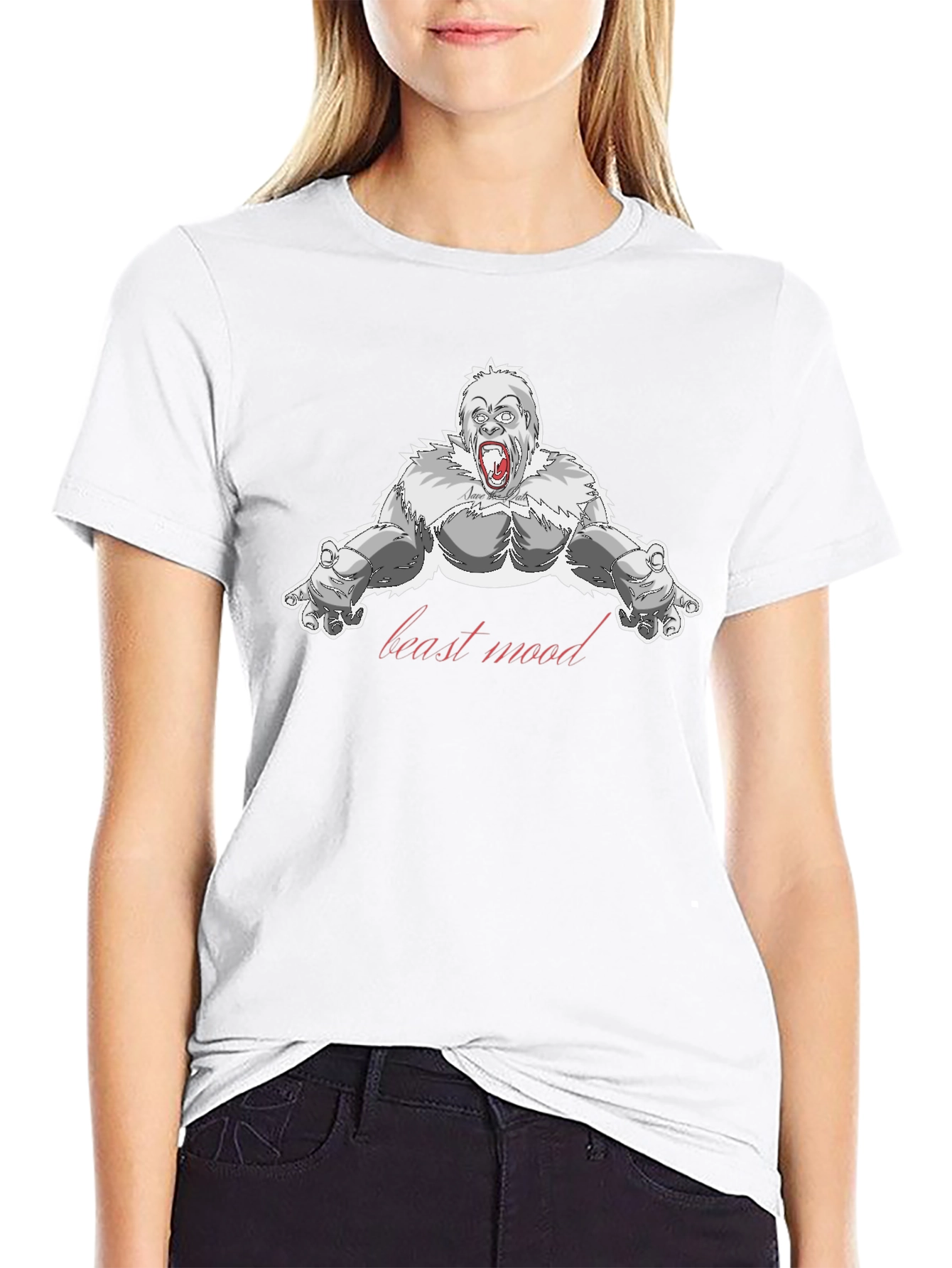 Beast Mood Gorilla Graphic T-Shirt