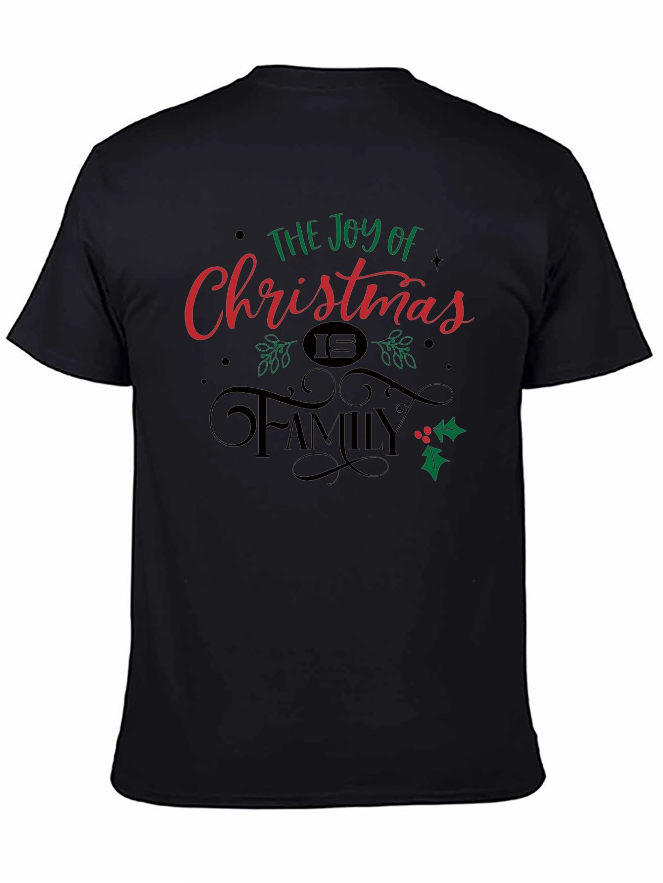 Joy of Christmas Family T-Shirt - Holiday Season Tee