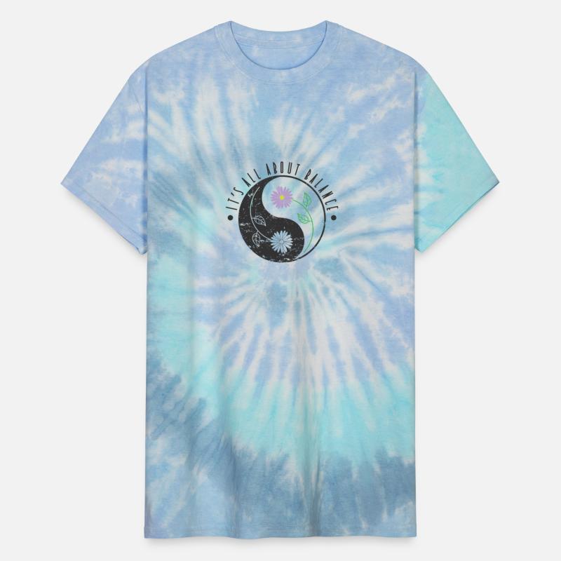 It's all about Balance Yin and Yang Symbol Flower