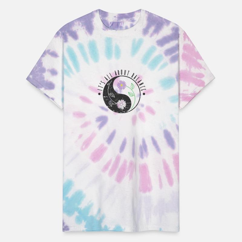 It's all about Balance Yin and Yang Symbol Flower