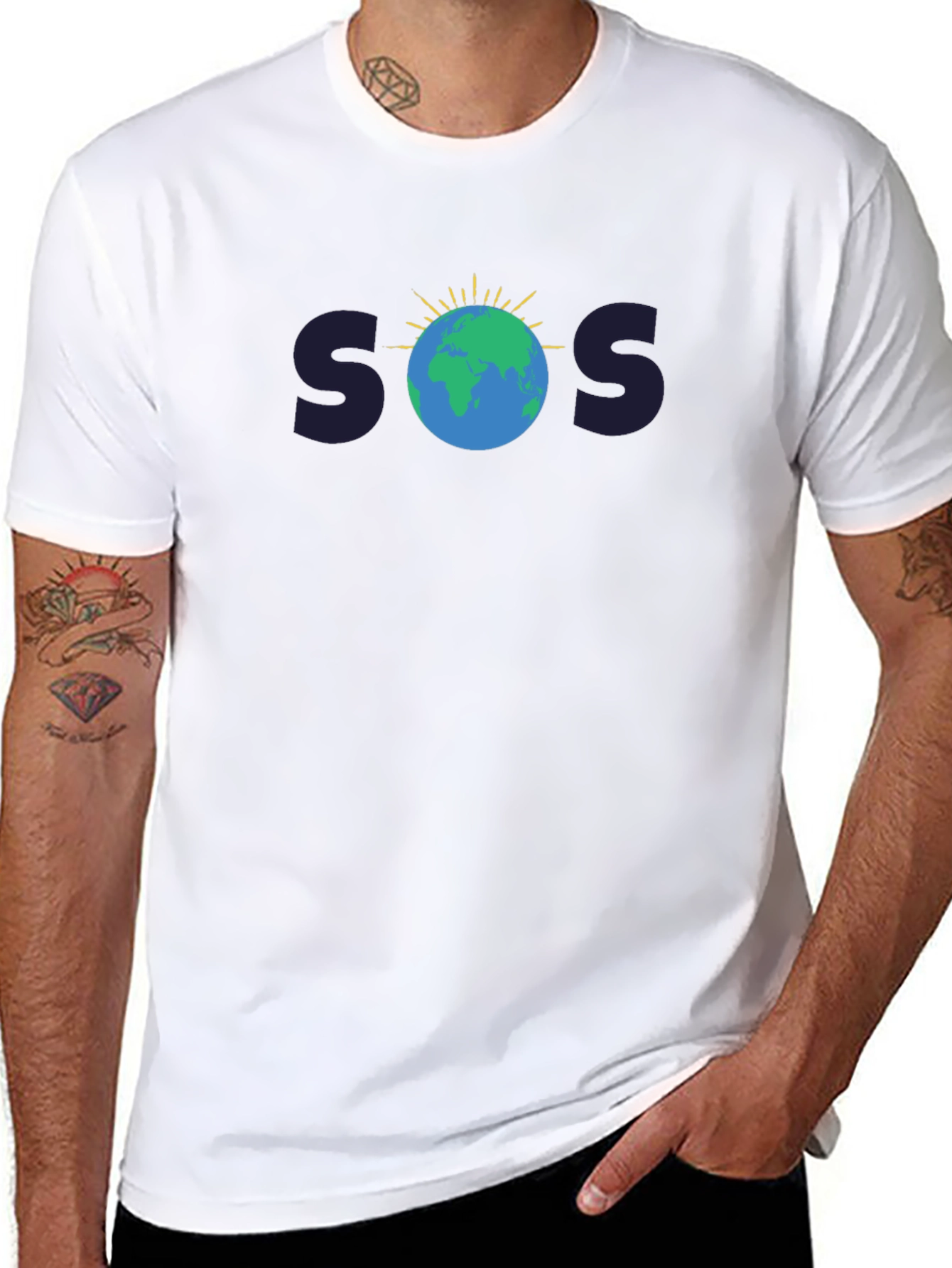 SOS Earth T-Shirt - Save Our Planet Tee