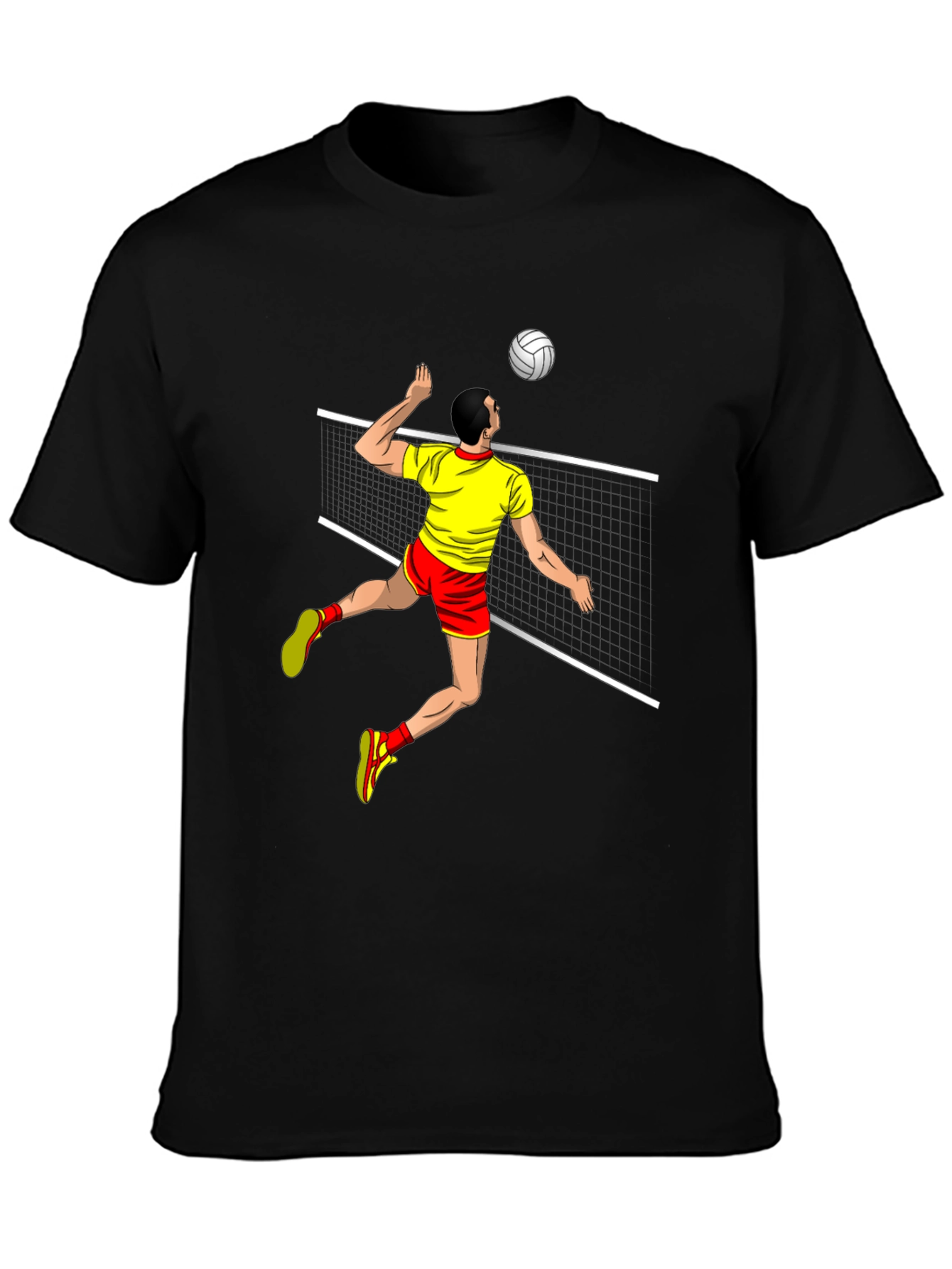 Volleyball Player Graphic T-Shirt