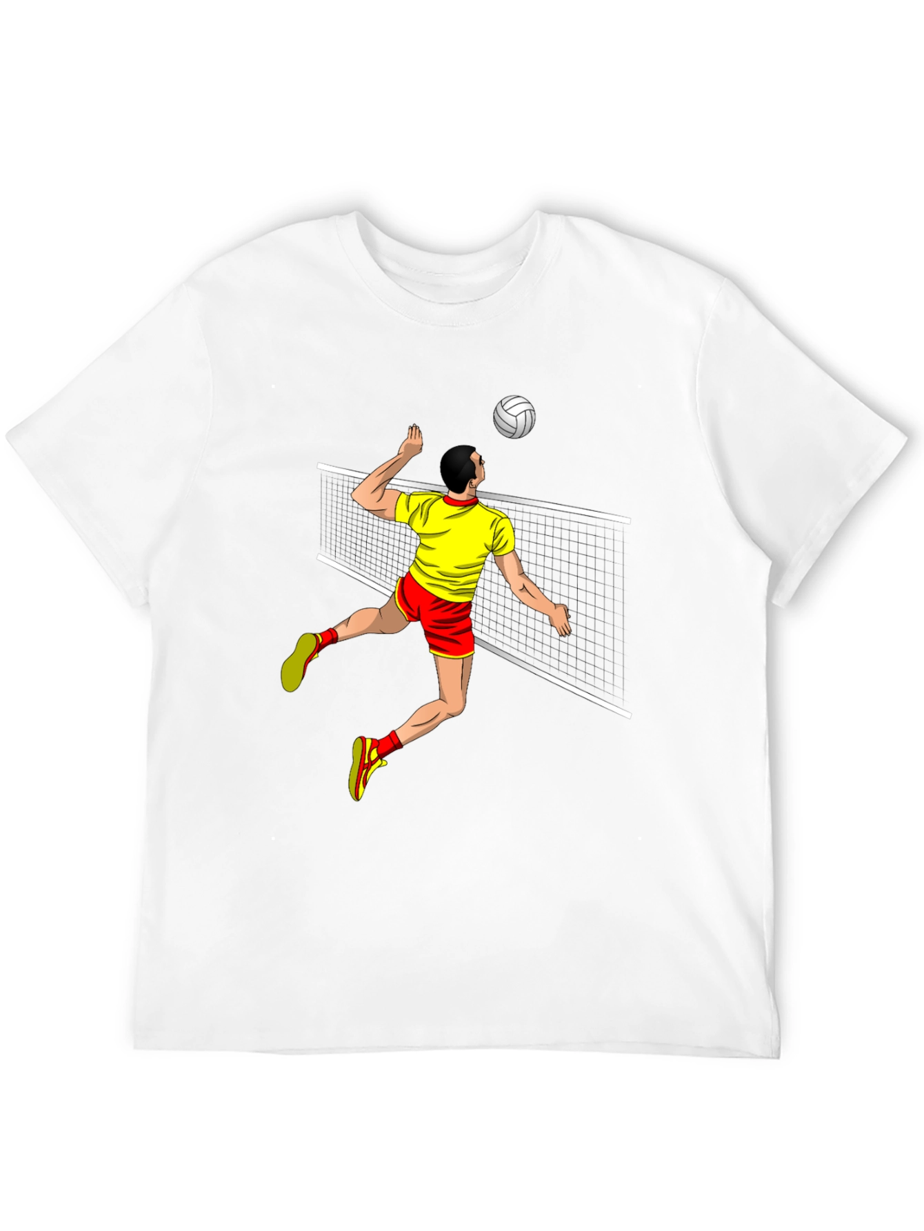 Volleyball Player Graphic T-Shirt