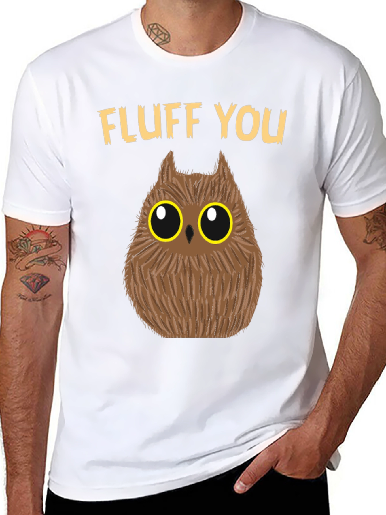 Fluff You Owl Graphic Tee