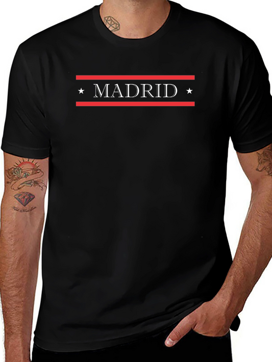 Madrid Graphic T-Shirt - Stylish City Pride Tee
