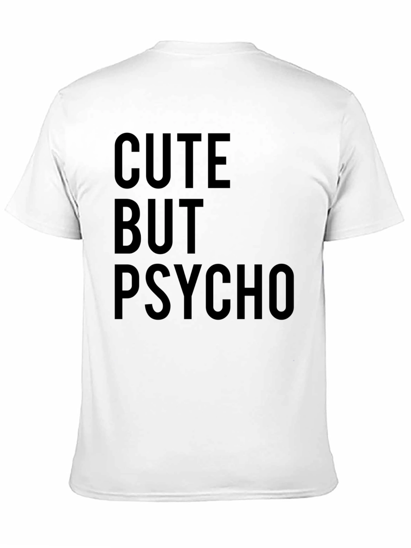 Cute But Psycho Black Graphic Tee