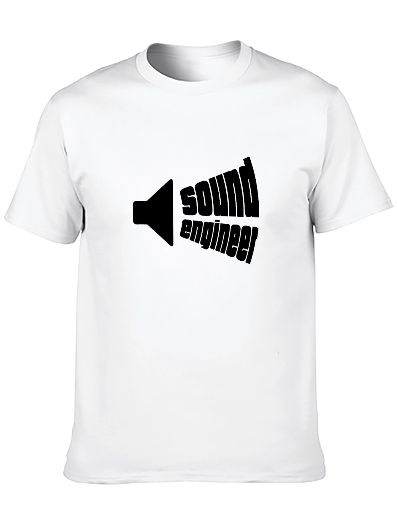 Sound Engineer Black T-Shirt - Audio Professional Apparel