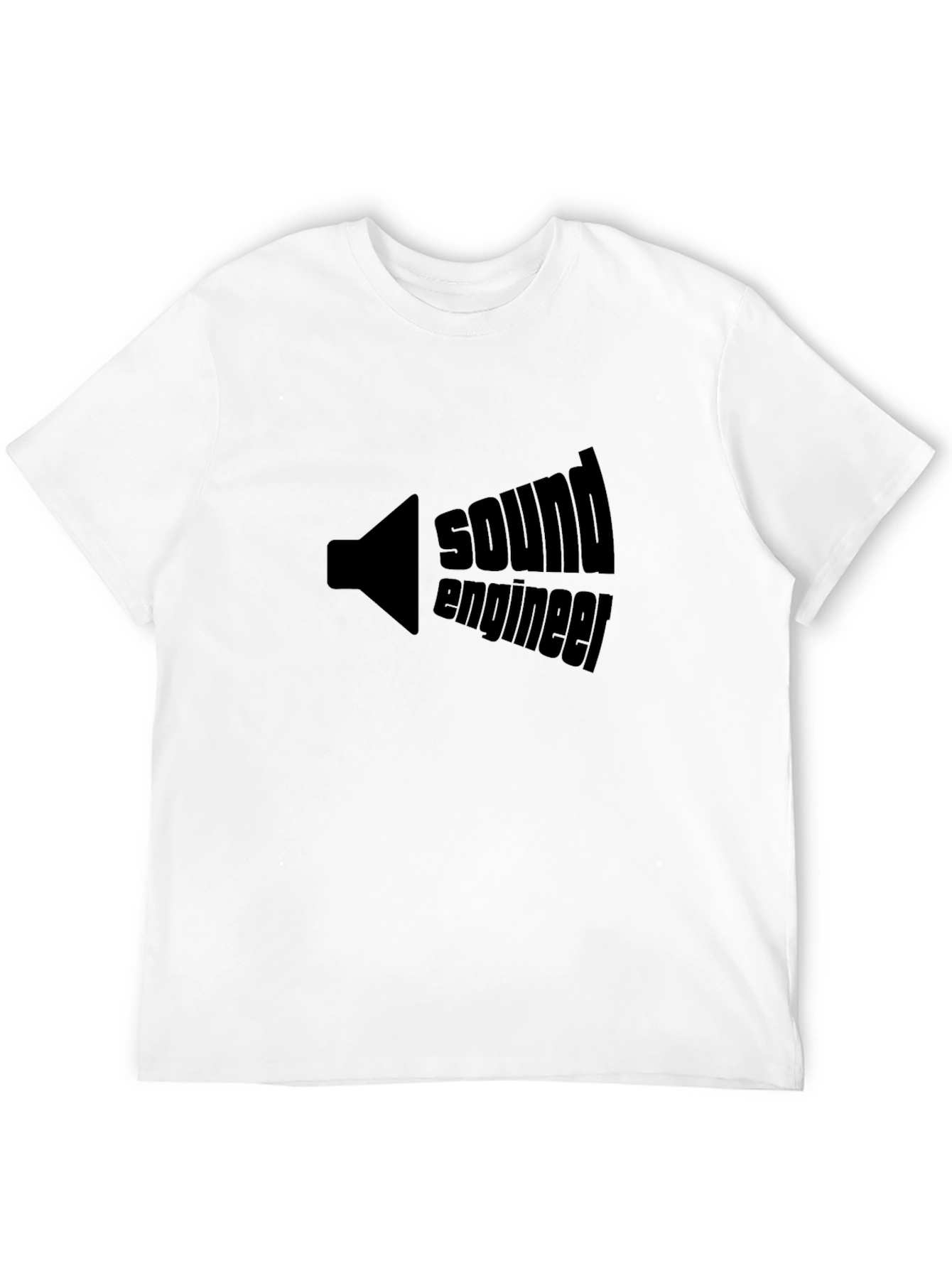 Sound Engineer Black T-Shirt - Audio Professional Apparel
