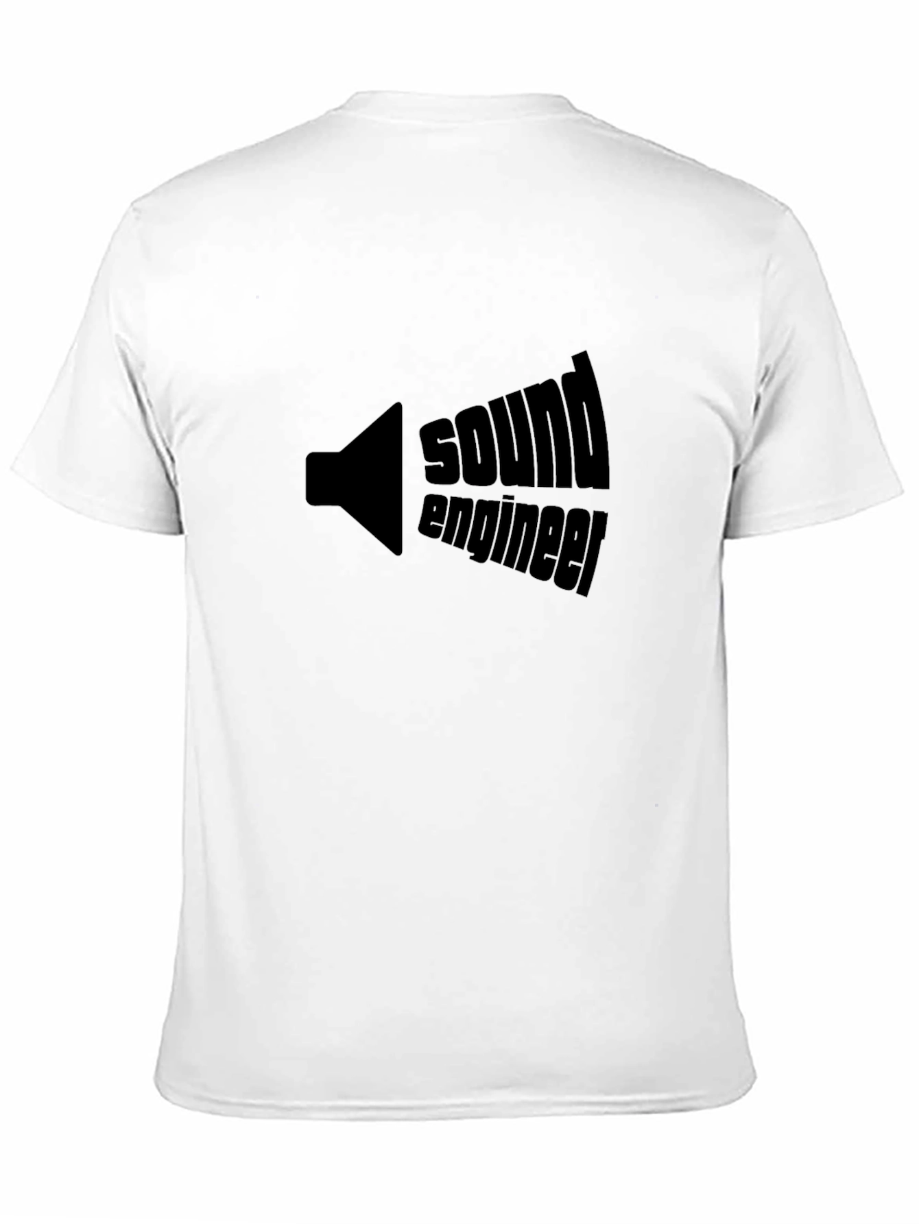 Sound Engineer Black T-Shirt - Audio Professional Apparel