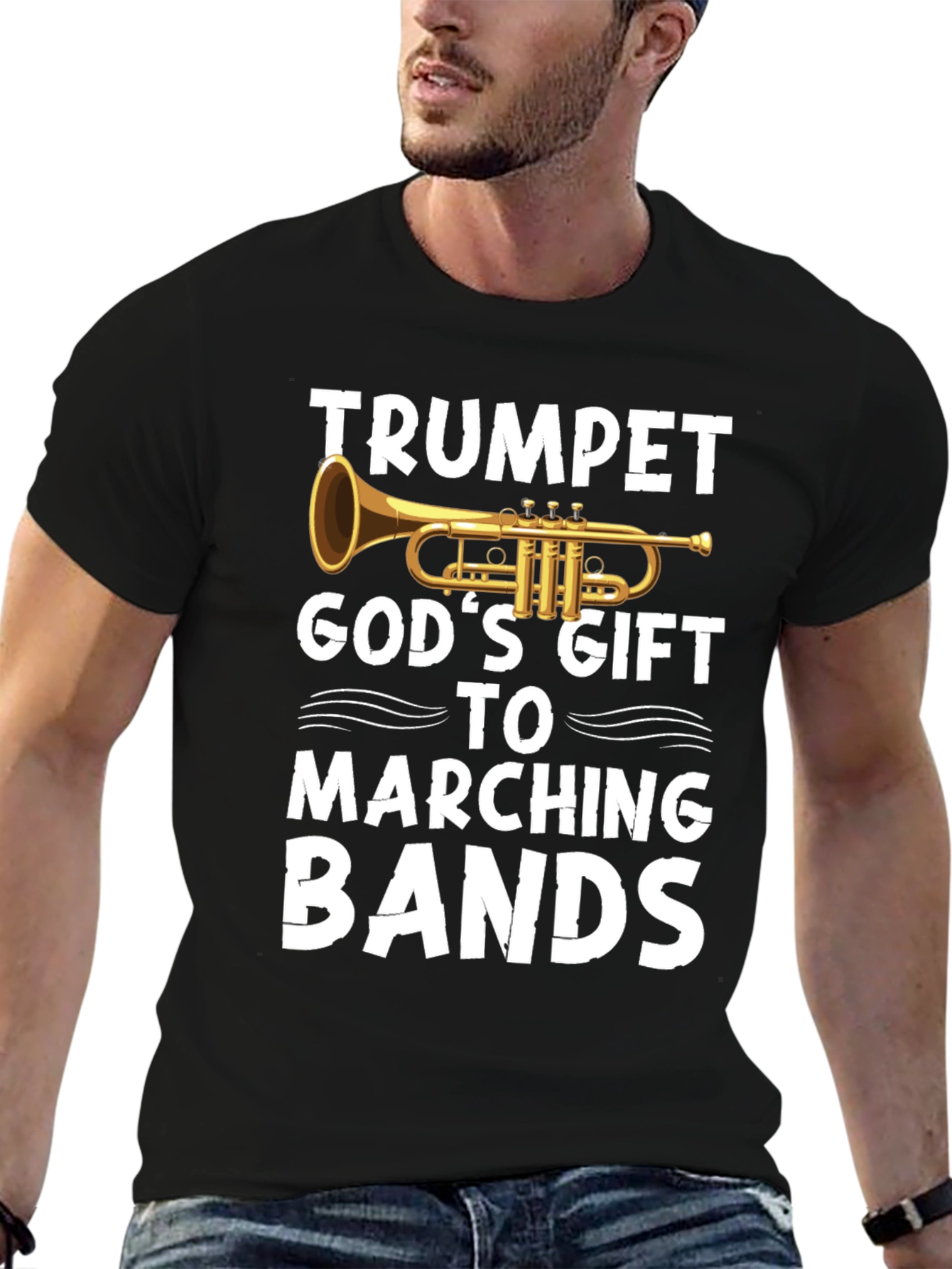 Trumpet Gods Gift Marching Bands T-Shirt