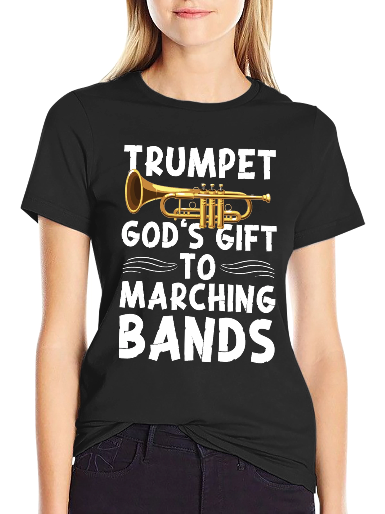 Trumpet Gods Gift Marching Bands T-Shirt