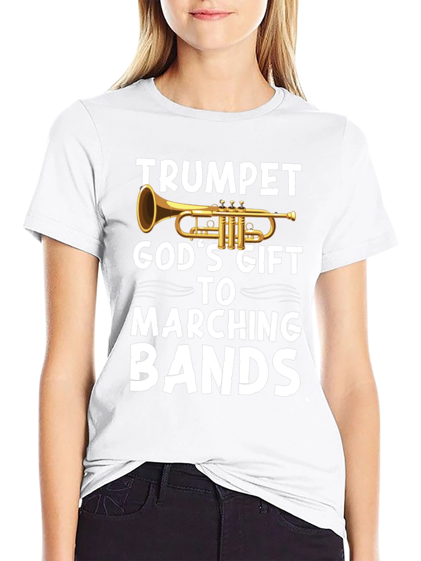 Trumpet Gods Gift Marching Bands T-Shirt