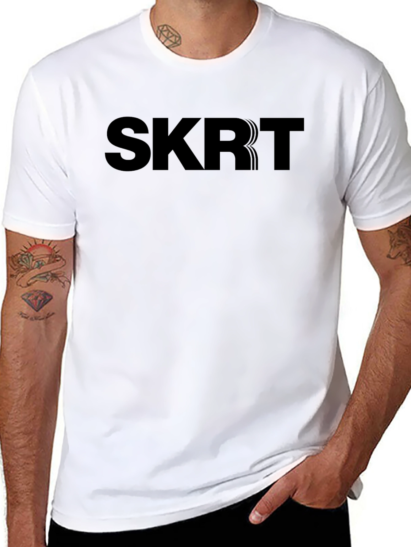 SKRT Graphic Tee - Cool & Trendy Black T-Shirt