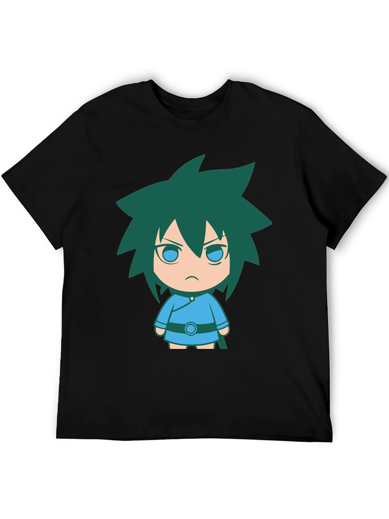Anime Character Black T-Shirt
