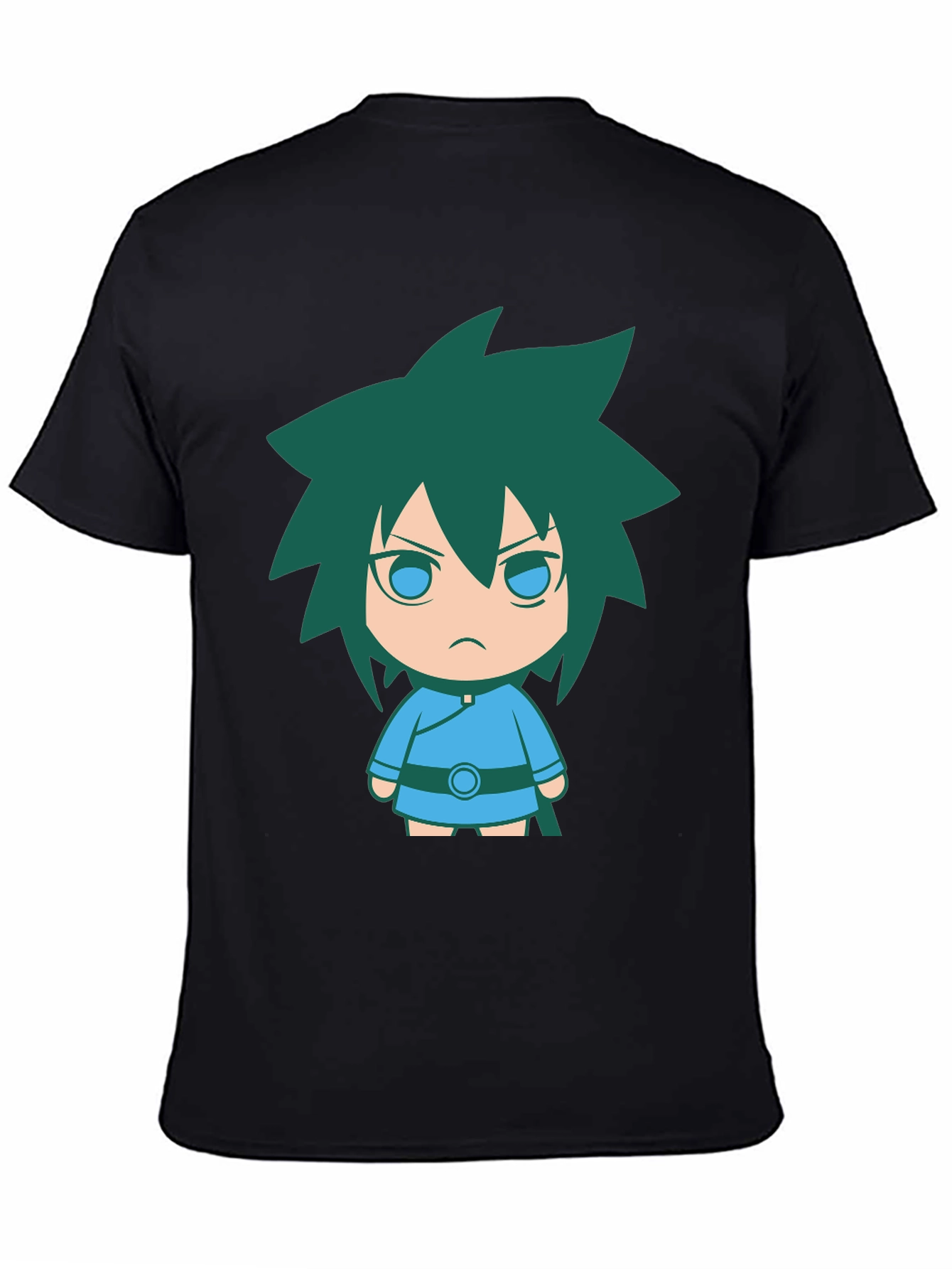 Anime Character Black T-Shirt