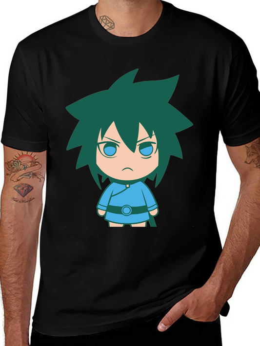 Anime Character Black T-Shirt