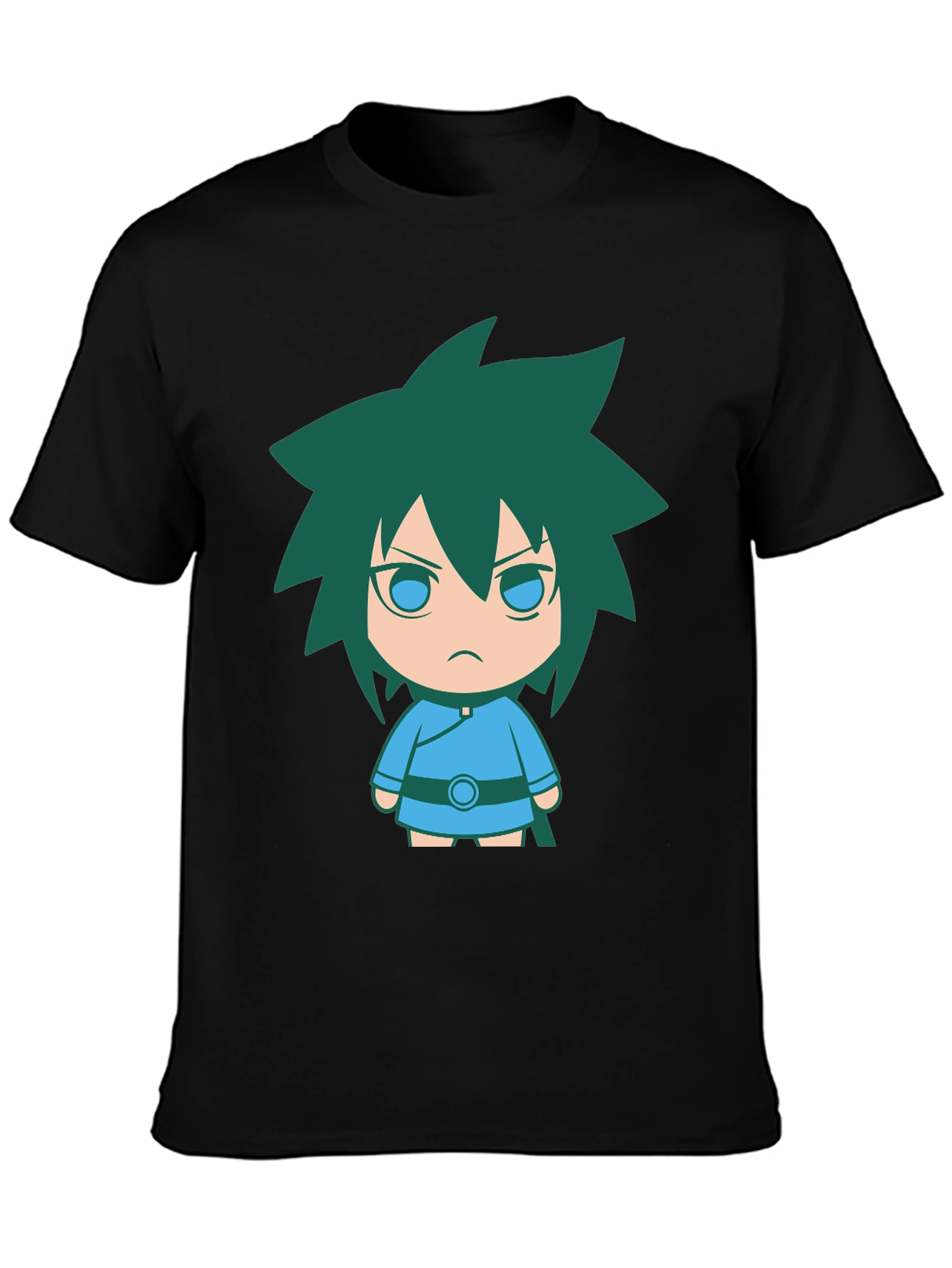 Anime Character Black T-Shirt
